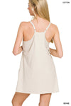 Mini Dress With Built-in Romper Liner Mini Dress With Built-in Romper Liner Zenana