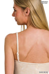 Stone Washed Ribbed Seamless Tank Top Stone Washed Ribbed Seamless Tank Top Zenana