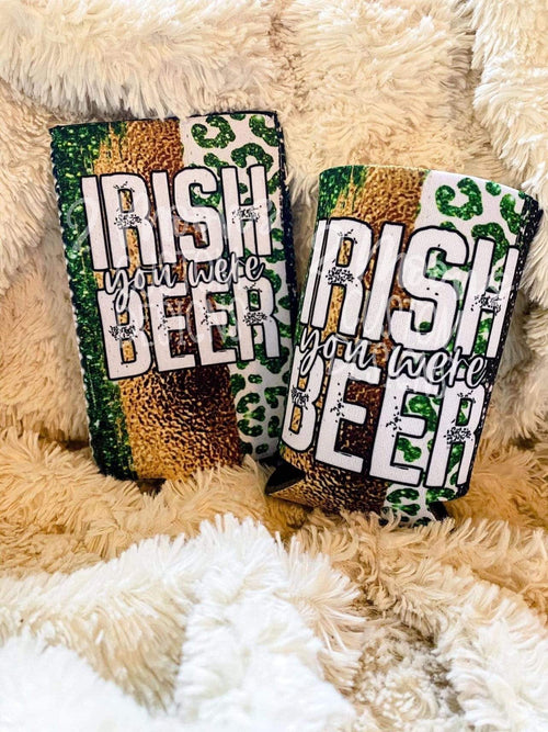 Irish You Were Beer Koozie 2 Moons Koozie