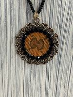 Orange GG Pendant Necklace Gypsy South Necklace