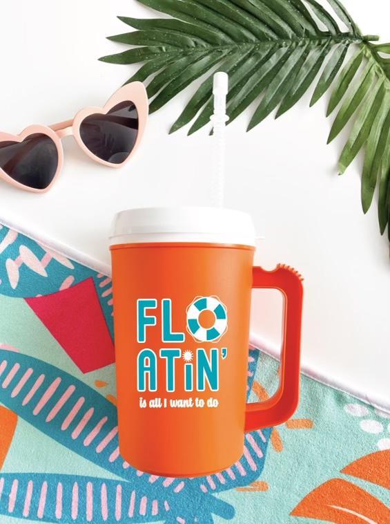 Floatin' Is All I Want To Do Thermo Jug Jadelynn Brooke Tumbler