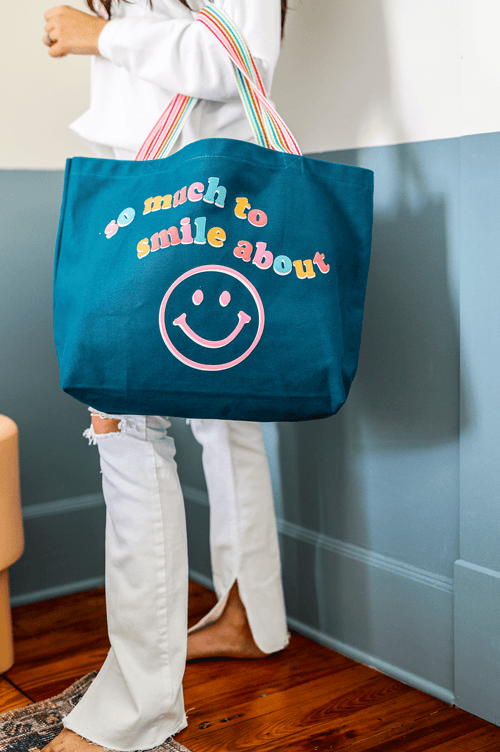 So Much To Smile About Tote Bag Jadelynn Brooke Lunch Boxes & Totes