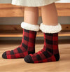 Plaid Fleece Socks Larry Ann Socks