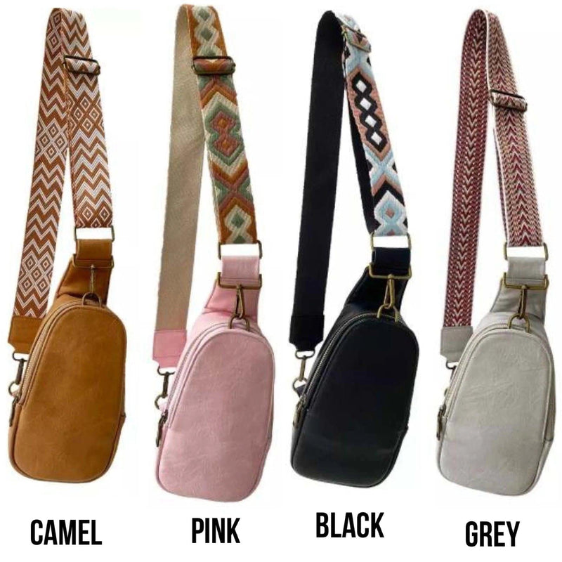 Vegan Leather Sling Bag Larry Ann Handbags