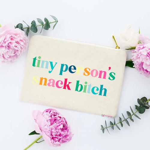 Tiny Person's Snack Bitch Pouch Mugsby Makeup Bag