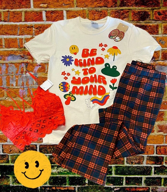 Be Kind To Your Mind Cream Tee Oliver & Otis Shirts & Tops