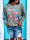 You Can Do Hard Things L/S Tee Oliver & Otis Graphic Tee