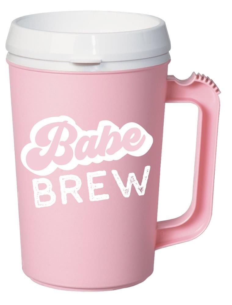 Babe Brew Pink Plastic Tumbler Pink House Tumbler