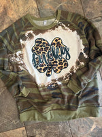 Feeling Lucky Camouflage Sweatshirt Rock-N-Mama Sweatshirt