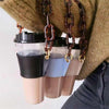 Coffee Cup Carrier with Detachable Chain vendor-unknown Cup Carrier