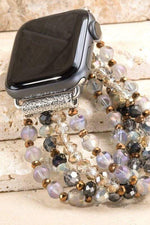 Glass Bead Apple Watch Bracelet vendor-unknown