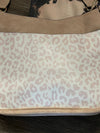 Khaki Crossbody Purse Mauve Leopard Print Pocket vendor-unknown Handbags