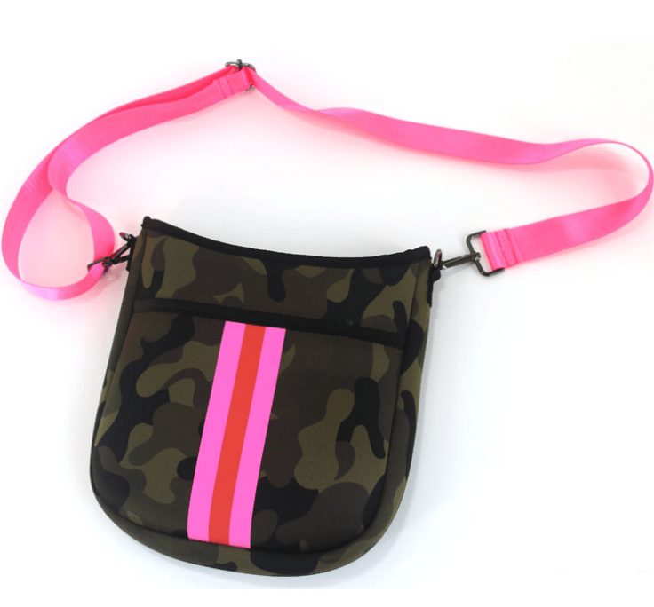 Neoprene Camo Crossbody Bag Purse vendor-unknown Style 1 Crossbody Bag