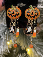 Pumpkin Dangle Earrings vendor-unknown Earrings