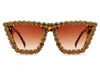 Retro Cat Eye Rhinestone Fashion Sunglasses vendor-unknown Sunglasses