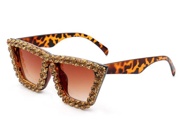 Retro Cat Eye Rhinestone Fashion Sunglasses vendor-unknown Sunglasses