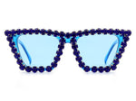 Retro Cat Eye Rhinestone Fashion Sunglasses vendor-unknown Sunglasses