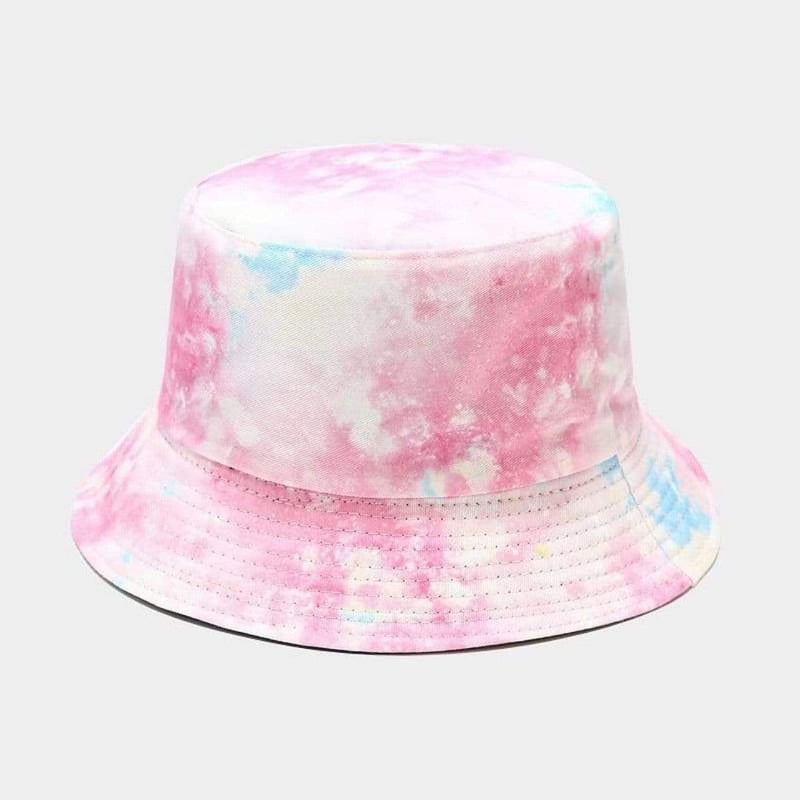 Tie Dye Bucket Hat vendor-unknown Pink Multi Bucket Hat
